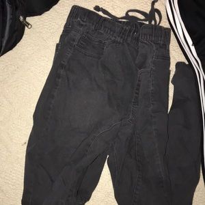 Jean joggers